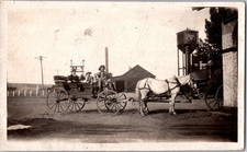 Foto instantânea vintage PH1804 Yellowstone Park Wagon Burlington Route Tower comprar usado  Enviando para Brazil