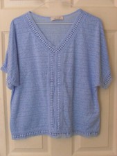 Lady blue shirt for sale  LEIGH