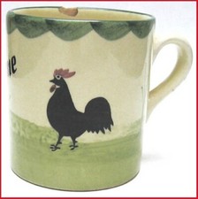 Tasse handgemalt hühnerbilder gebraucht kaufen  Wehrheim