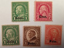 Overprints regular issues for sale  USA