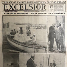 Journal excelsior ww1 d'occasion  Bordeaux-