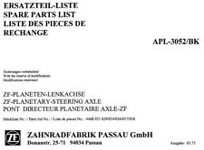 Ersatzteilliste allradachse ap gebraucht kaufen  Aichach