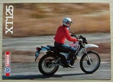 Usado, Folheto de vendas YAMAHA XT125 MOTOCICLETA c1982 #LIT-3MC-0107596-82E comprar usado  Enviando para Brazil