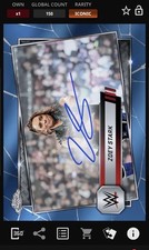 Zoey Stark - Signature Blue 150cc Iconic Topps Slam WWE Chrome 25 Digital comprar usado  Enviando para Brazil