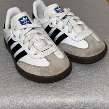 Tênis Adidas Samba Infantil Tamanho 6k OG EI I Nuvem Branco Núcleo Preto Top Baixo Clássico comprar usado  Enviando para Brazil