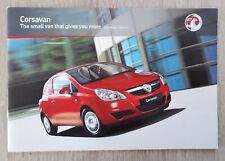 Vauxhall corsavan brochure for sale  BOURNE