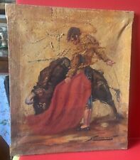 Ancienne peinture huile d'occasion  Taissy