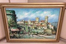 Vtg oil canvas for sale  Dunnellon