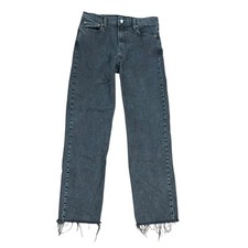 Usado, Jeans Gap feminino atrevido cintura alta reta desgastado preto tamanho 27 bainha crua comprar usado Usado, Jeans Gap feminino atrevido cintura alta reta desgastado preto tamanho 27 bainha crua comprar usado  Enviando para Brazil