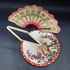 Folding oriental fans for sale  CULLOMPTON