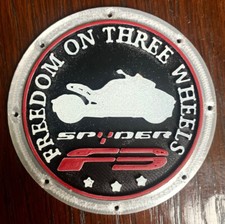 Can-Am SPYDER F3 - 3D Coin / Plakette - zum Aufnähen oder Aufkleben comprar usado  Enviando para Brazil