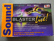 Creative Labs Sound Blaster Live! Caixa, com CD e manuais, SB0060US, sem placa de som comprar usado  Enviando para Brazil