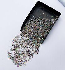Lote de 1000 peças de pedra preciosa solta corte redondo pequeno multi pedra 1-2 mm, usado comprar usado  Enviando para Brazil
