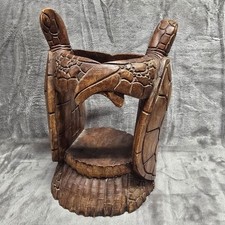 Hand carved wooden for sale  Garnett