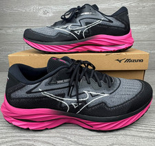 Mizuno Wave Rider 27 SSW 'Black Fuchsia' rosa câncer de mama masculino tamanho 15 comprar usado  Enviando para Brazil