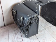 Motorcycle luggage leather for sale  WISBECH