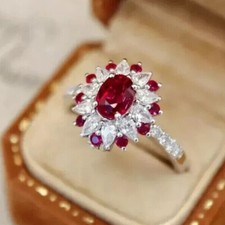 Oval red diamond for sale  CROYDON