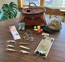 Vintage fishing creel for sale  Hancock