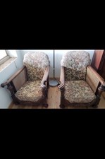 Two antique bergere for sale  TINTAGEL