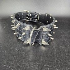 Large leather spiked for sale  Lake Villa
