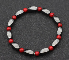 Bracelet perles howlite d'occasion  Bordeaux-