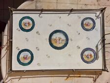 Vassoio ceramica metallobart usato  Crema