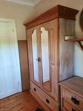 Old pine double for sale  SWANSEA
