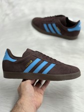 9.5 EUA Adidas Gazelle Shadow Brown Sky Rush Masculino JH5392 NOVO comprar usado  Enviando para Brazil