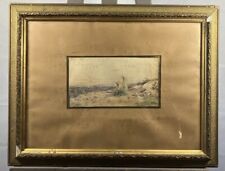Aquarelle ancienne paysage d'occasion  Vannes