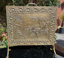 Vintage embossed brass for sale  DAVENTRY
