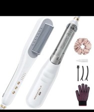 Cepillo alisador de cabello WavyTalk Pro Steam 3 en 1 blanco sin botella de agua segunda mano  Embacar hacia Mexico