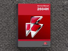 MASSEY FERGUSON TRACTOR 2604H Serviço de Reparo Manual de Loja XZ comprar usado  Enviando para Brazil