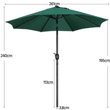 Garden parasol umbrella for sale  IPSWICH