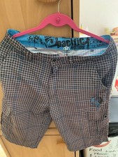 Bermuda polyester noir d'occasion  Les Sables-d'Olonne