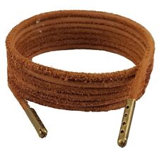 Cadarços para sapatos e botas marrom claro 3 mm couro redondo tamanhos de 45 cm a 200 cm comprar usado  Enviando para Brazil