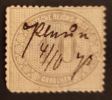ALEMANHA Coleção REICH EMPIRE 1872 Sc 12 (Mi 12) USADO COM CANETA CANCELAR ESCASSA, usado comprar usado  Enviando para Brazil