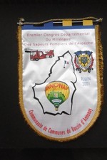 Fanion sapeur pompier d'occasion Fanion sapeur pompier d'occasion  Annonay