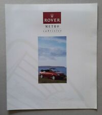 Rover metro cabriolet for sale  BOURNE