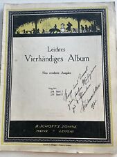 Leichte vierhändiges album gebraucht kaufen  Raubling