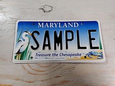 Maryland sample license for sale  Tracys Landing