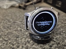 Samsung Gear S3 Classic 46mm SM-R770 Smartwatch Srebrny, metalowy pasek, używany na sprzedaż  Wysyłka do Poland