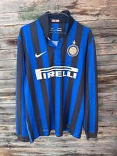 Camisa de futebol masculina manga longa original Inter de Milão 2011/12 Home Nike L rara comprar usado  Enviando para Brazil