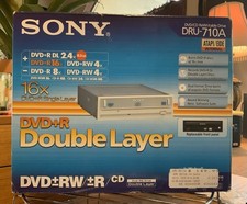 Unidade de DVD/CD regravável Sony DRU-710A DVD+R camada dupla para Windows caixa aberta comprar usado  Enviando para Brazil