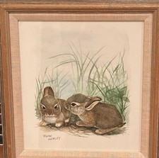 Original watercolor bunny for sale  Waxhaw