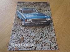 1973 FORD CONSUL BROCHURA DE CARRO - MERCADO FRANCÊS / TEXTO comprar usado  Enviando para Brazil
