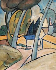 Cubist expressionist painting d'occasion  Expédié en Belgium