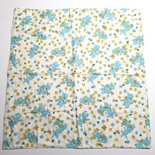  Colcha de bebê vintage cordeiros ovelhas ABC bloco impressão dupla face berço cobertor muito bom estado  comprar usado  Enviando para Brazil