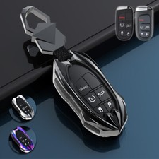 Chaveiro de carro de metal estojo para Dodge Charger Challenger Jeep Chrysler Cherokee Fiat, usado comprar usado  Enviando para Brazil