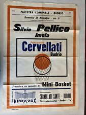 Manifesto basket pallacanestro usato  Budrio