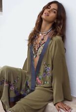 Khaki green embroidered for sale  KENDAL